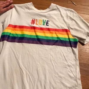 A nice t-shirt that says #LOVE